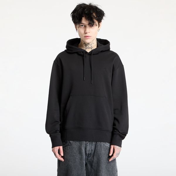 Calvin Klein Sweatshirt Calvin Klein Jeans Soft Layered Monogram Hoodie Black L