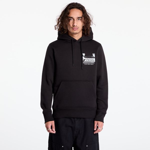 Calvin Klein Sweatshirt Calvin Klein Jeans Subway Sign Hoodie Black S