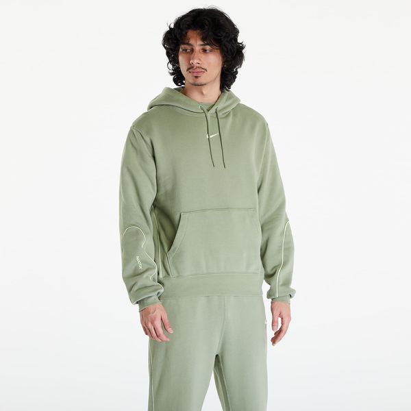 Nike Sweatshirt Nike x NOCTA Men's Fleece Hoodie Oil Green/ Lt Liquid Lime XS