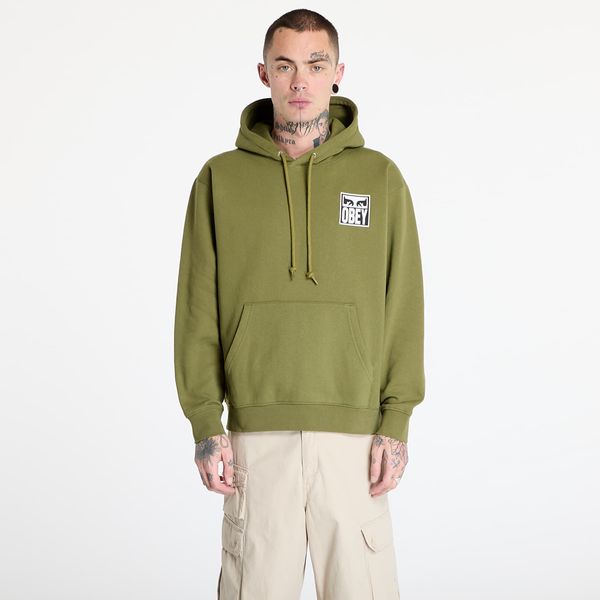 OBEY Clothing Sweatshirt OBEY Obey Eyes Icon Hoodie Moss Green L