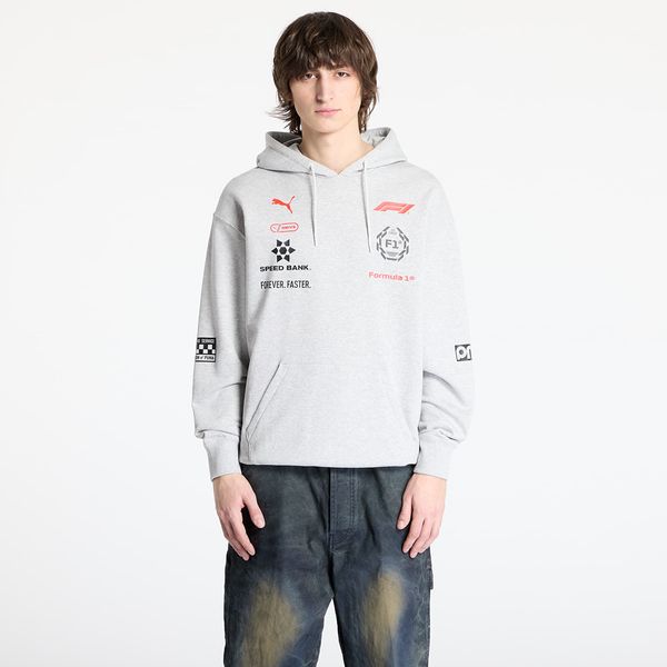 Puma Sweatshirt Puma F1 Racing Hoodie Light Gray Heather XL