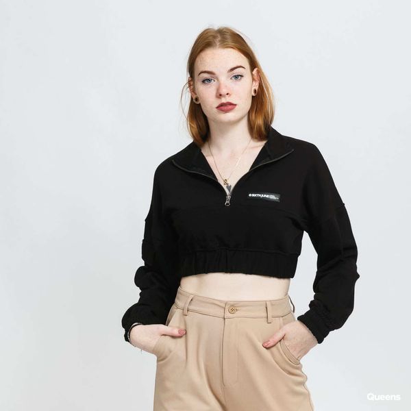 Sixth June Sweatshirt Sixth June Zip Up Crop Sweatshirt Black XL