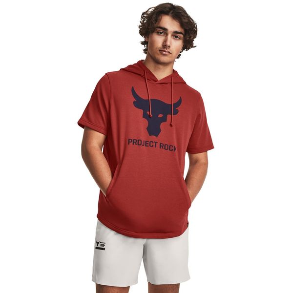 Under Armour Sweatshirt Under Armour Pjt Rock Terry SS Hoodie Red M