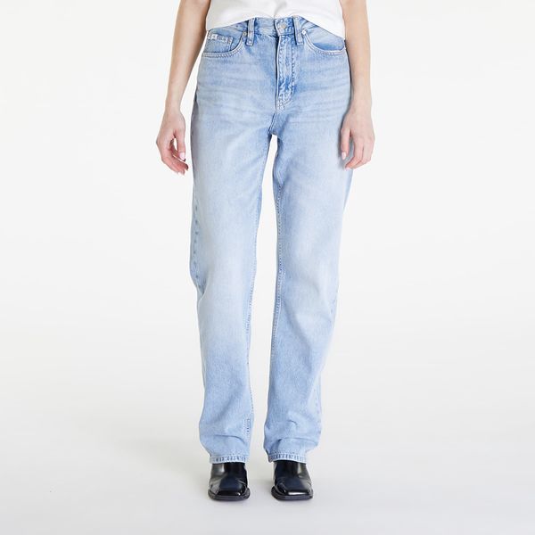 Calvin Klein Traperice Calvin Klein Jeans High Rise Straight Jeans Denim Light W29/L32