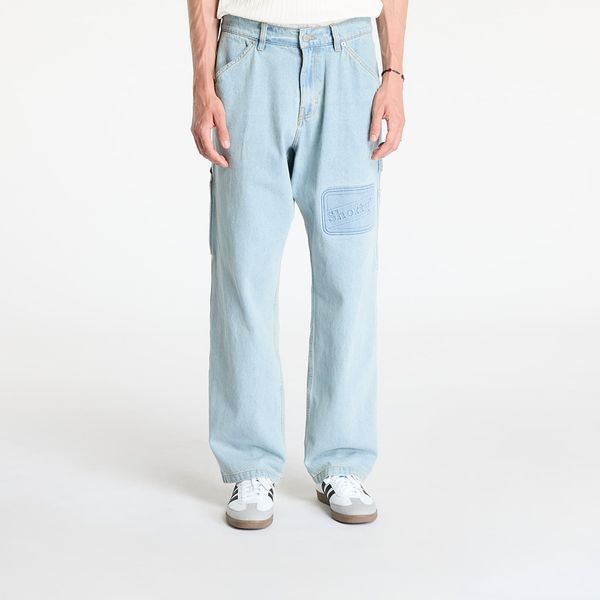 PLEASURES Traperice PLEASURES Box Logo Carpenter Jeans Light Indigo 28