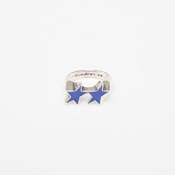 TwoJeys Twojeys Icon Enameled Single Ring Silver 58 mm