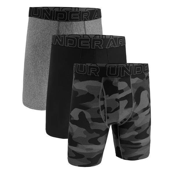 Under Armour Under Armour M Perf Tech Nov 9in 3-Pack Black XS