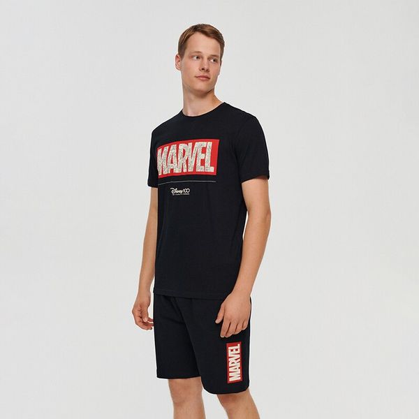 House House - Komplet dvodijelne pidžame Marvel - Crna