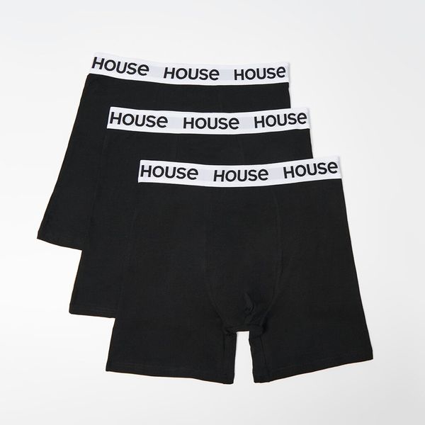 House House - Komplet od 3 para bokserica - Šarena