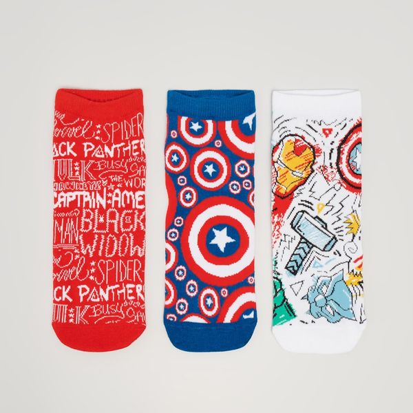 House House - Komplet od 3 para čarapa Marvel - Šarena