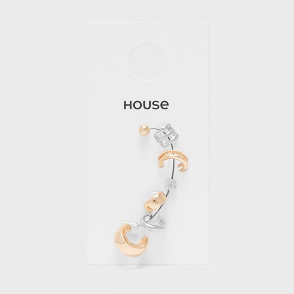 House House - Komplet od 7 pari naušnica - Šarena