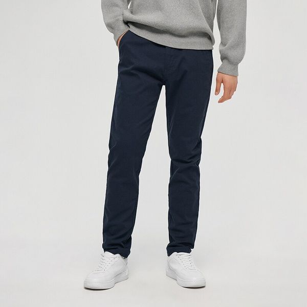 House House - Slim fit chino hlače - Tamnoplava