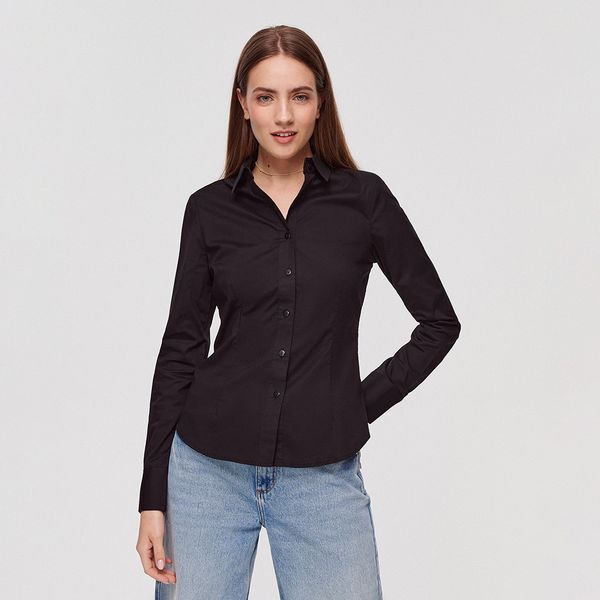 House House - Slim fit košulja - Crna