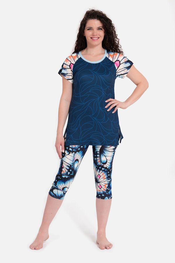 LELOSI LELOSI Capri pidžama Celeste 2XL