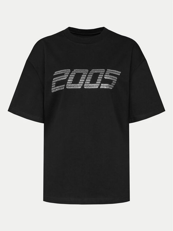 2005 2005 T-shirt Unisex Signature Crna Relaxed Fit