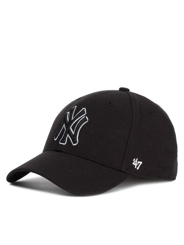 47 Brand 47 Brand Šilterica New York Yankees B-MVPSP17WBP-BKC Crna