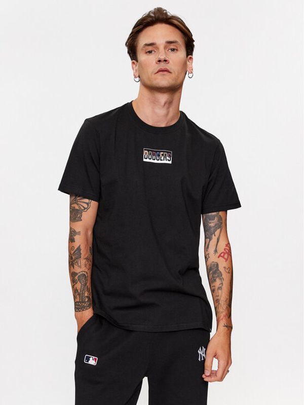 47 Brand 47 Brand T-shirt Los Angeles Dodgers BB012TMKPIU599580JK Crna Regular Fit