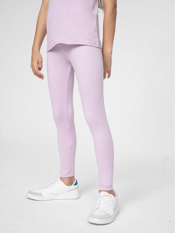 4F 4F Leggings 4FJSS23TTIGF049 Ljubičasta Slim Fit
