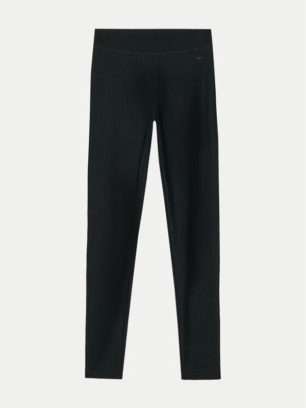 4F 4F Leggings 4FWAW24TTIGF185 Crna Slim Fit