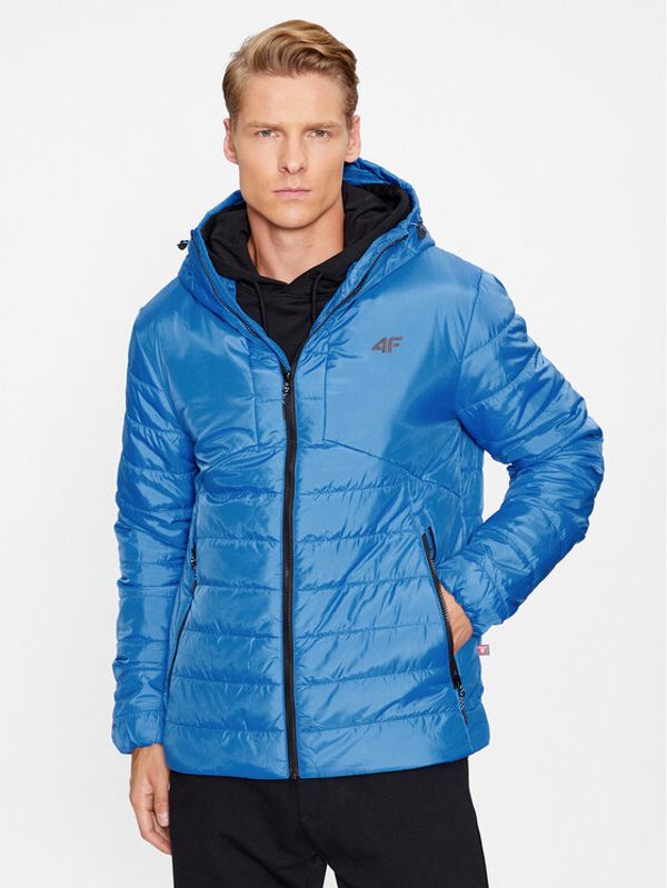 4F 4F Pernata jakna 4FAW23TDJAM245 Plava Regular Fit