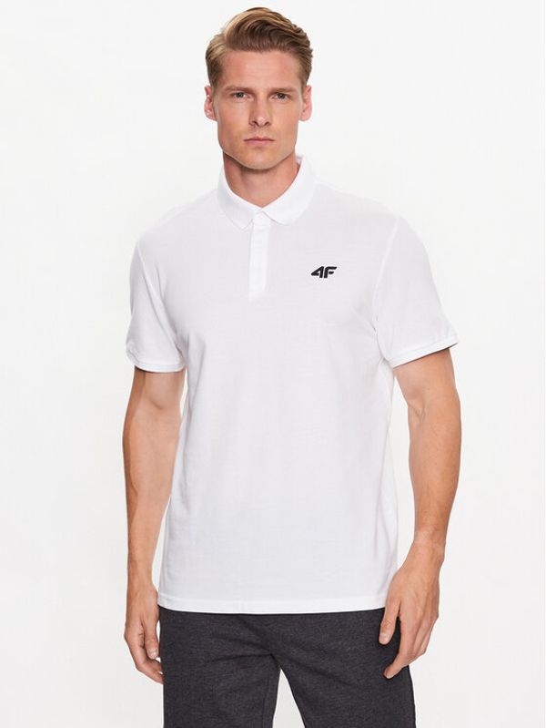4F 4F Polo 4FSS23TPTSM039 Bijela Regular Fit