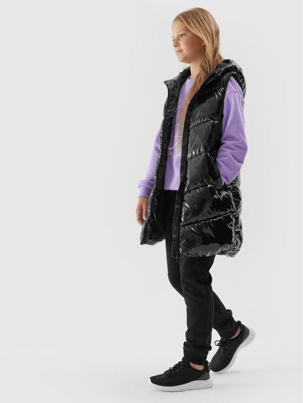 4F 4F Prsluk 4FJAW23TVJAF046 Crna Regular Fit