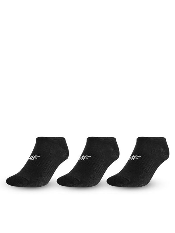 4F 4F Set od 3 para dječjih niskih čarapa 4FJWSS24USOCU255 Crna