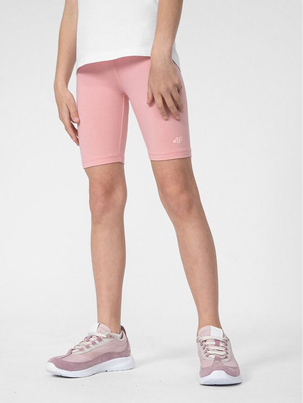 4F 4F Sportske kratke hlače 4FJSS23TTIGF037 Ružičasta Slim Fit