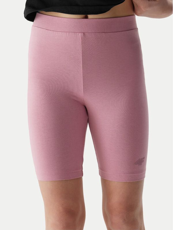 4F 4F Sportske kratke hlače 4FJWSS24TTIGF129 Ružičasta Slim Fit