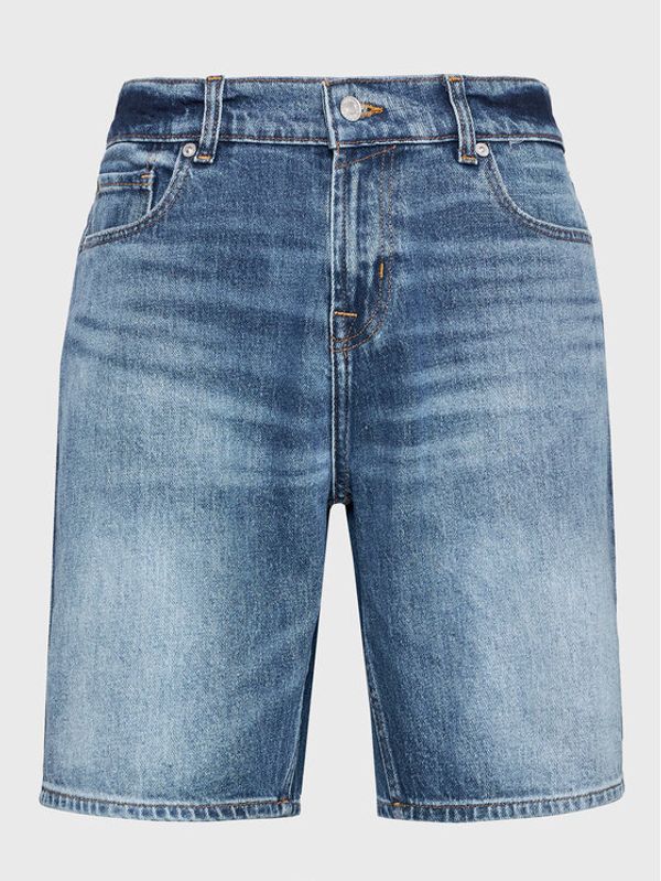 7 For All Mankind 7 For All Mankind Kratke traperice Lagoon JSSRC100LO Plava Regular Fit
