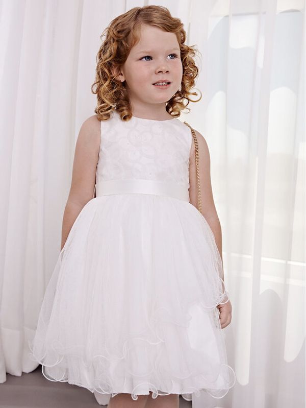 Abel & Lula Abel & Lula Elegantna haljina 5035 Bijela Regular Fit
