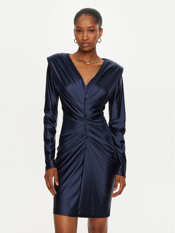 ACCESS FASHION ACCESS FASHION Koktel haljina 44-3039-222 Tamnoplava Slim Fit