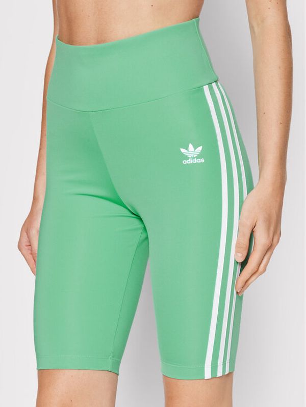 adidas adidas Biciklističke hlače adicolor Classics HE9503 Zelena Slim Fit