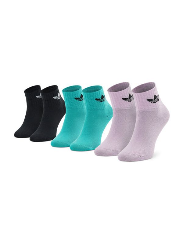 adidas adidas Dječje visoke čarape Ankle HK7186 Crna