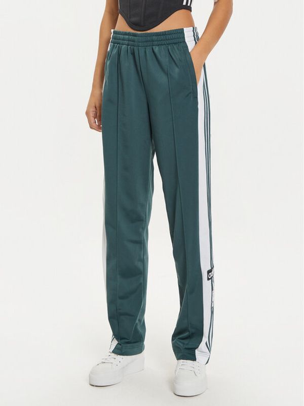 adidas adidas Donji dio trenerke Adibreak IZ2761 Zelena Loose Fit