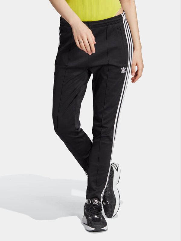 adidas adidas Donji dio trenerke adicolor SST IK6600 Crna Slim Fit