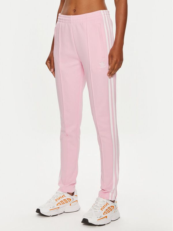 adidas adidas Donji dio trenerke adicolor SST IR8076 Ružičasta Slim Fit