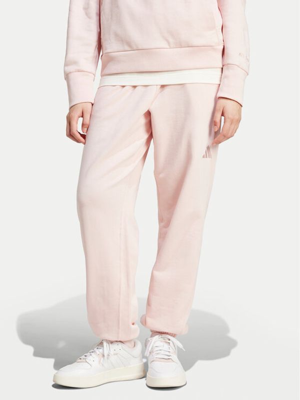 adidas adidas Donji dio trenerke ALL SZN French Terry IY6817 Ružičasta Loose Fit