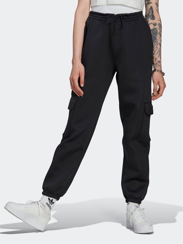 adidas adidas Donji dio trenerke Cargo HM1567 Crna Regular Fit