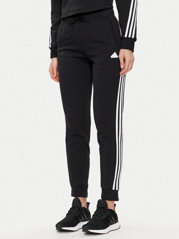 adidas adidas Donji dio trenerke Future Icons 3-Stripes IN9479 Crna Regular Fit