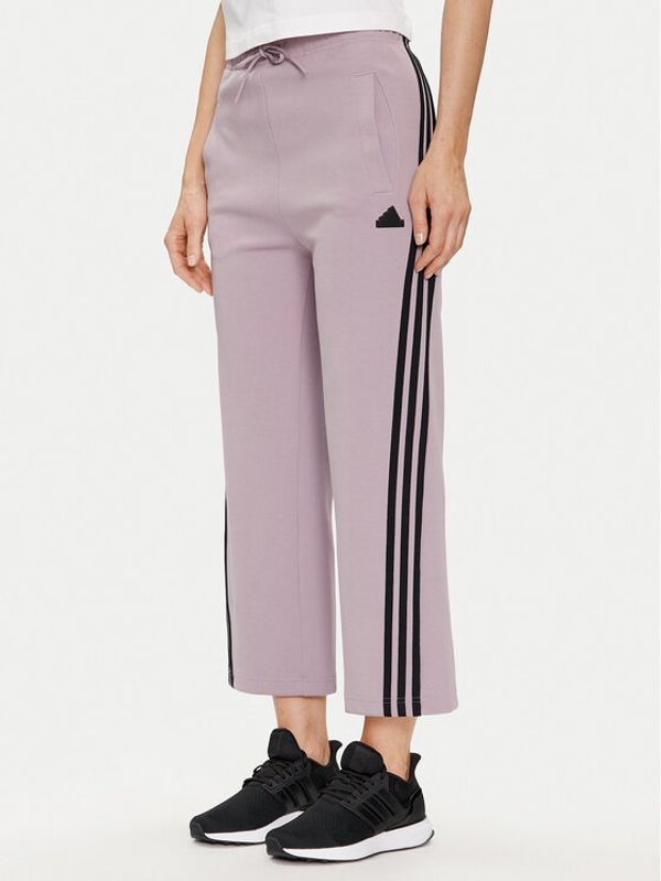 adidas adidas Donji dio trenerke Future Icons 3-Stripes IS3661 Ljubičasta Regular Fit