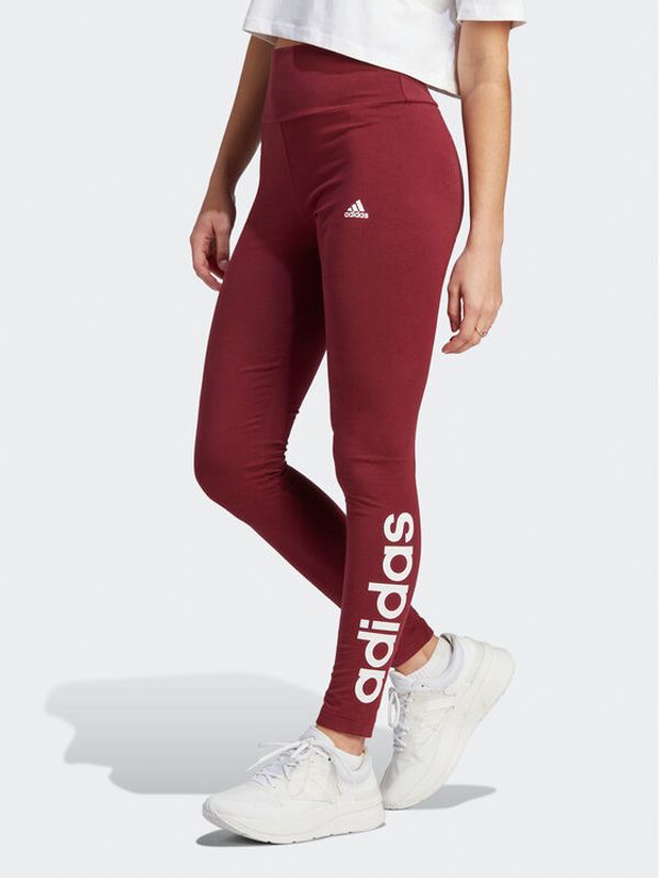 adidas adidas Leggings ESSENTIALS HIGH-WAISTED LOGO IM2856 Crvena Tight Fit