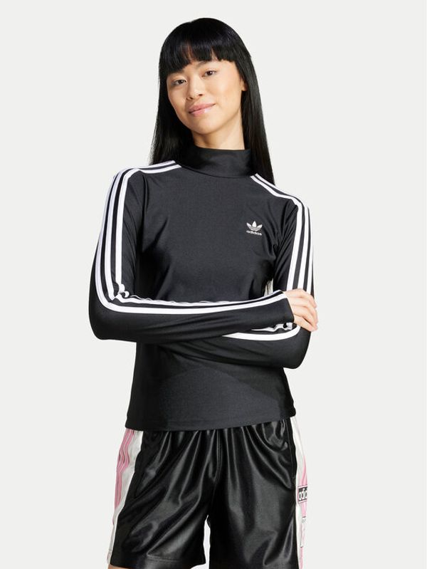 adidas adidas Majica adicolor 3-Stripes IZ3200 Crna Slim Fit