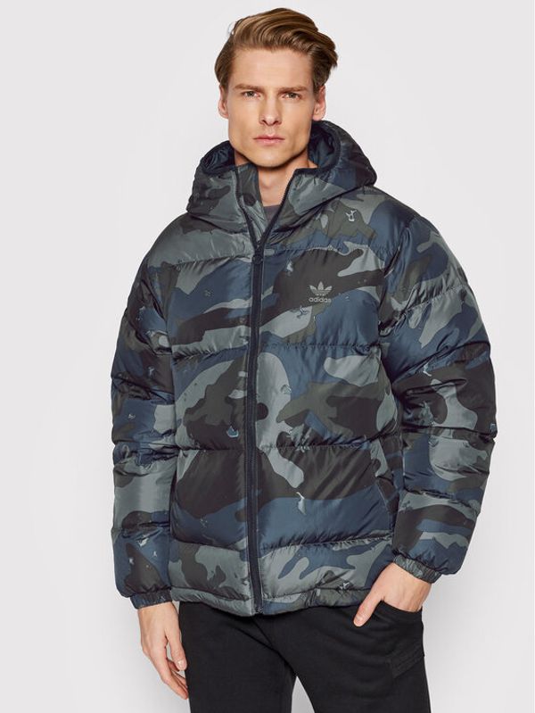 adidas adidas Pernata jakna Camo H13566 Zelena Regular Fit