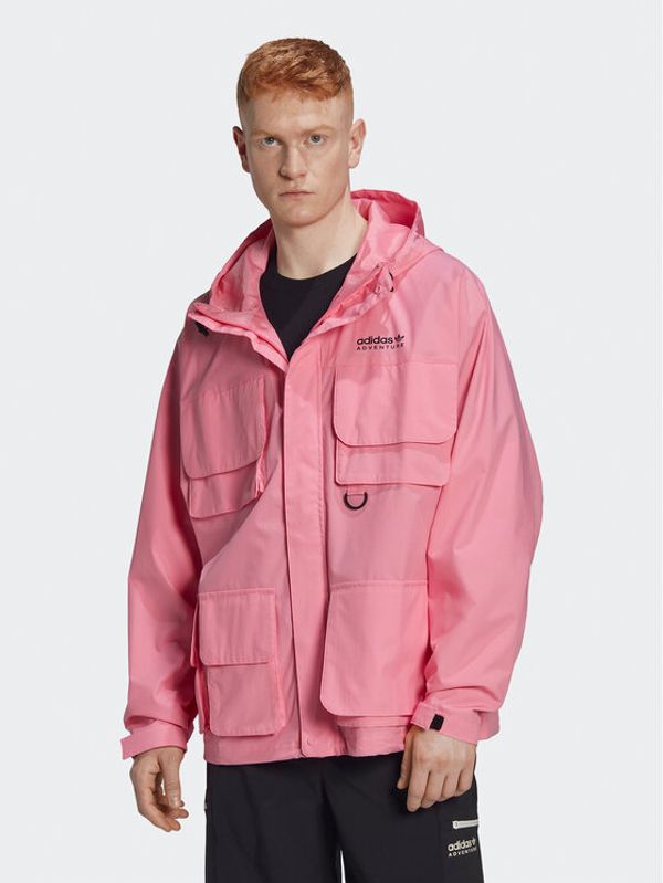 adidas adidas Prijelazna jakna Adventure HK4997 Ružičasta Loose Fit
