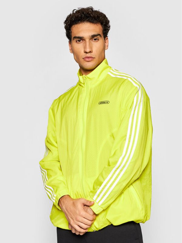 adidas adidas Prijelazna jakna Reverse Track GN3818 Žuta Regular Fit