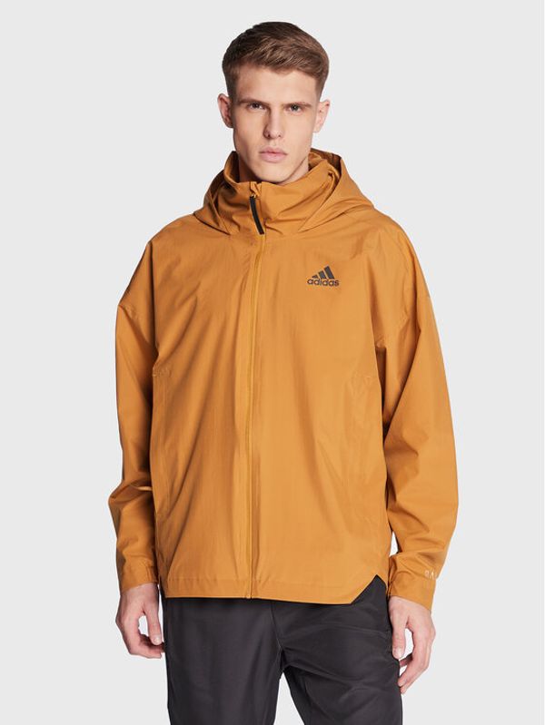 adidas adidas Prijelazna jakna Traveer RAIN.RDY Jacket (Gender Neutral) HG6013 Bež Regular Fit