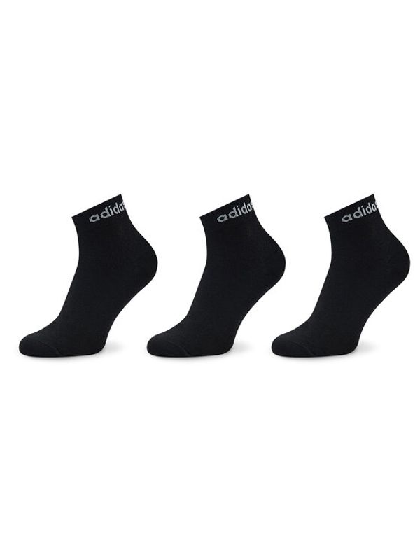 adidas adidas Set od 3 para unisex visokih čarapa IC1305 Crna