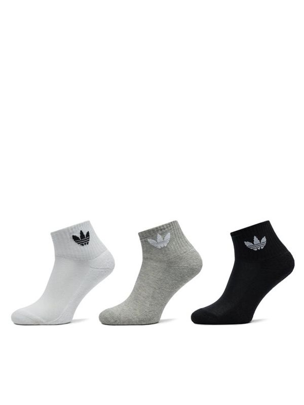 adidas adidas Set od 3 para unisex visokih čarapa Mid Crew IJ5612 Šarena