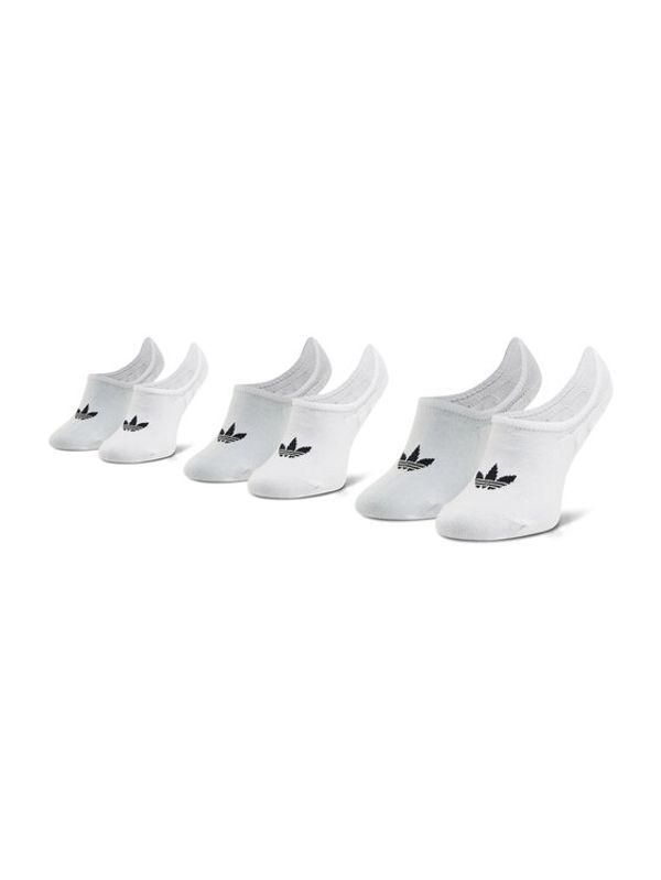adidas adidas Set od 3 para unisex visokih čarapa niskih čarapa No-Show Socks 3P FM0676 Bijela
